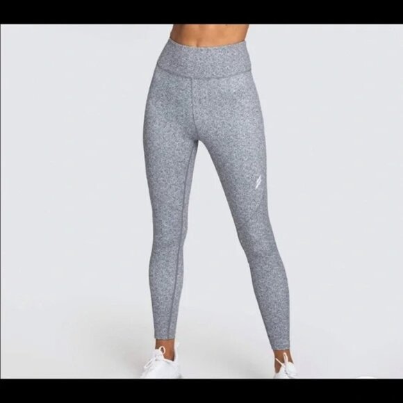 DOYOUEVEN Marl Grey High Rise Excel Leggings - Picture 1 of 9